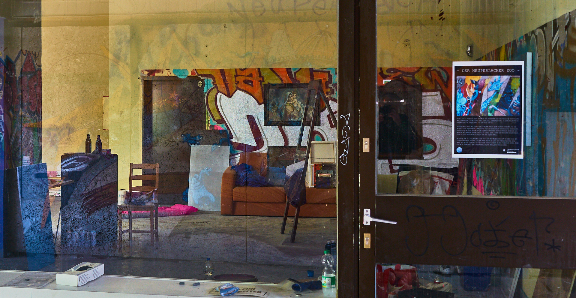 #Neuperlach, #Quiddezentrum, #Kultur, #Kunst, #Kunsttreff, #Streetart, #Grafitties, #Abriss, #Neubau, #CAZ123