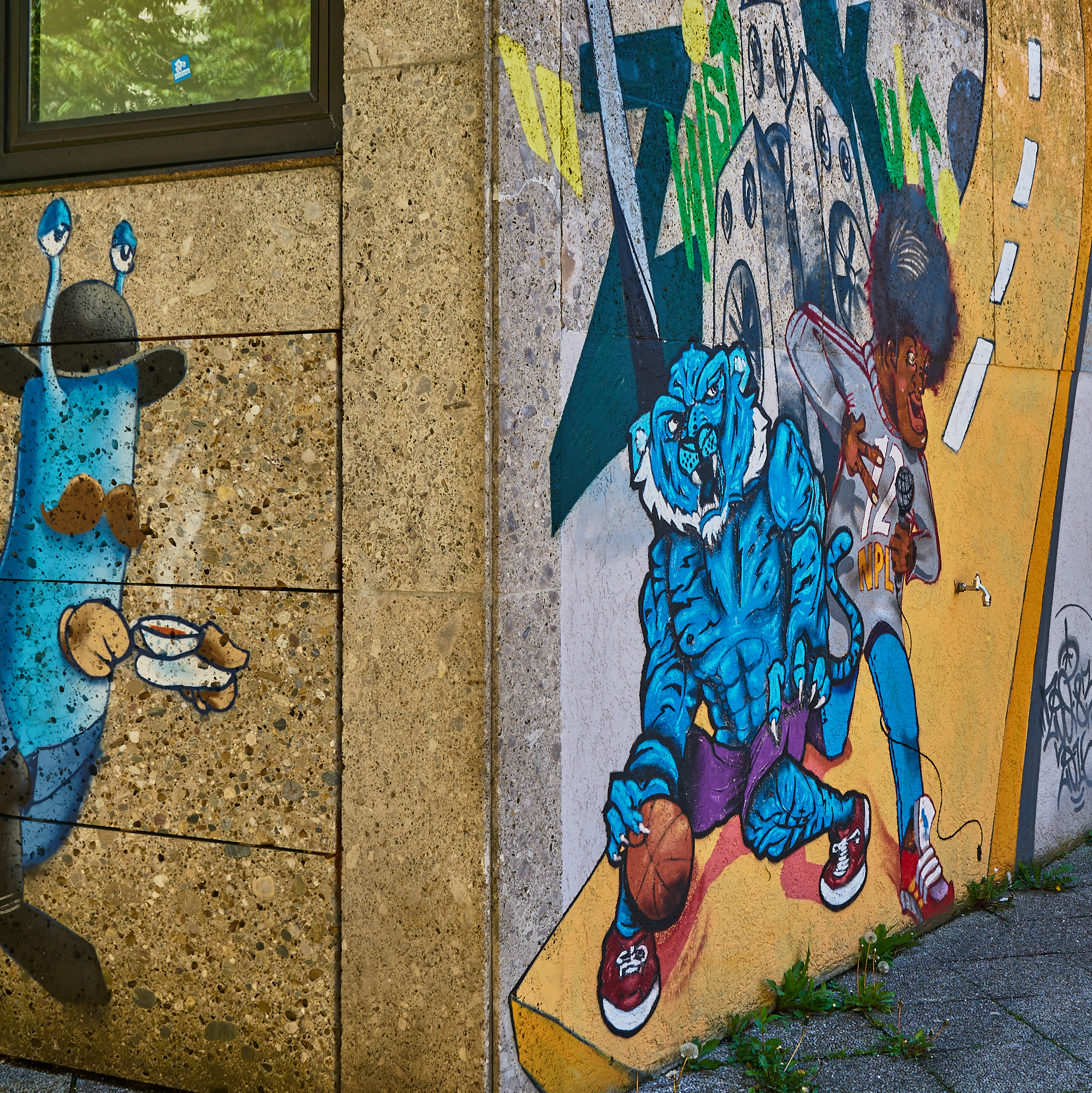 #Neuperlach, #Quiddezentrum, #Kultur, #Kunst, #Kunsttreff, #Streetart, #Grafitties, #Abriss, #Neubau, #CAZ123