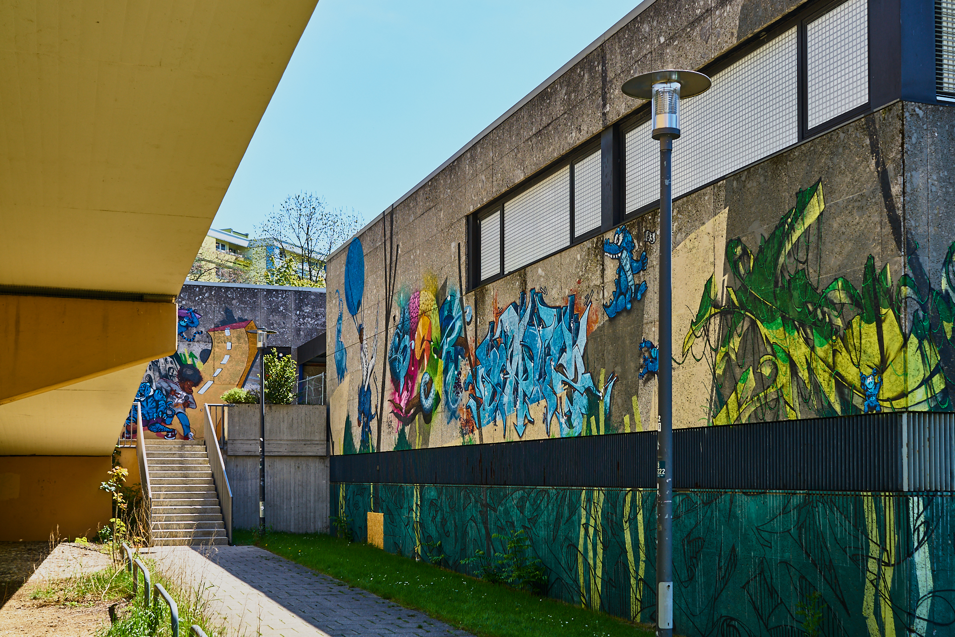 #Neuperlach, #Quiddezentrum, #Kultur, #Kunst, #Kunsttreff, #Streetart, #Grafitties, #Abriss, #Neubau, #CAZ123