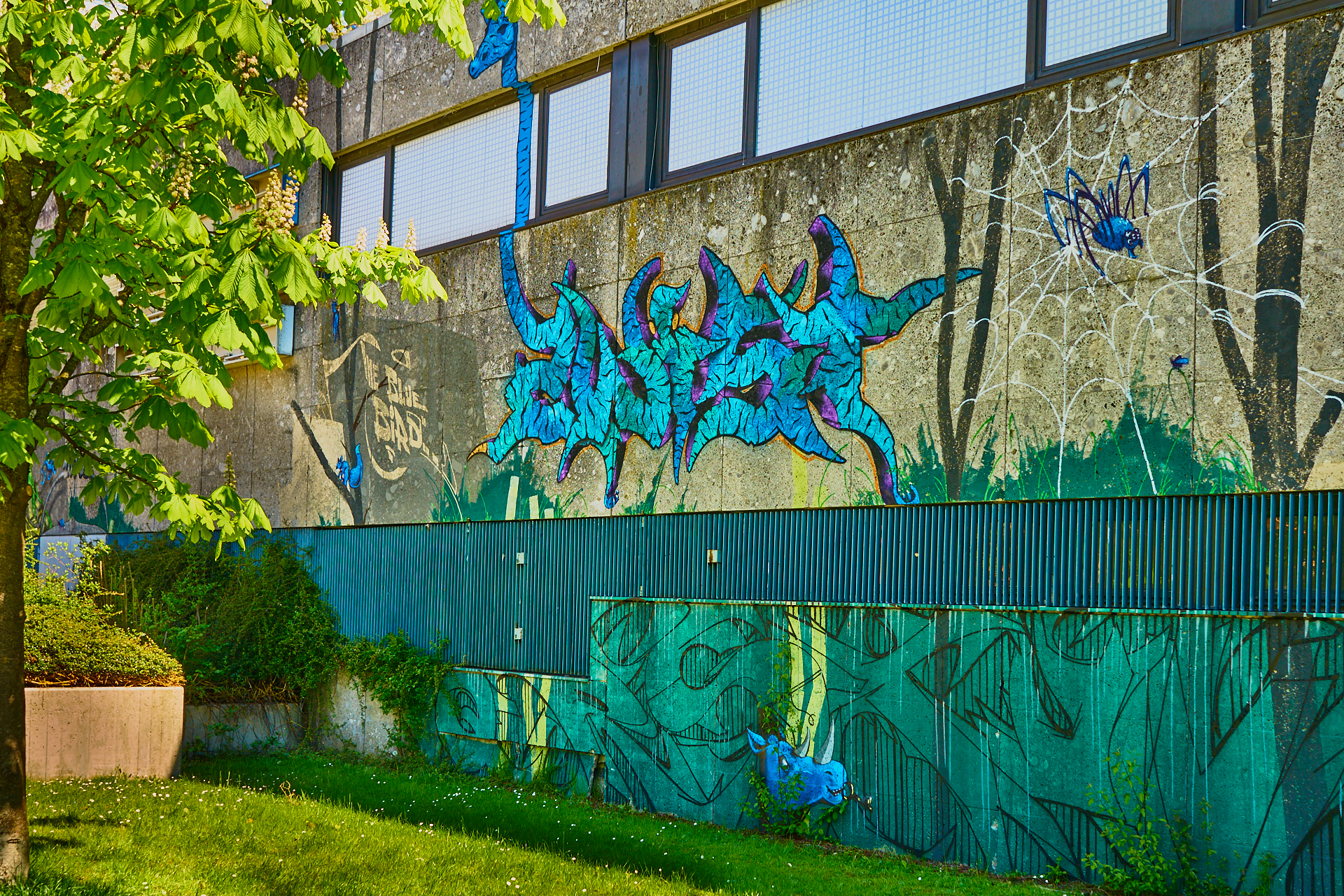 #Neuperlach, #Quiddezentrum, #Kultur, #Kunst, #Kunsttreff, #Streetart, #Grafitties, #Abriss, #Neubau, #CAZ123