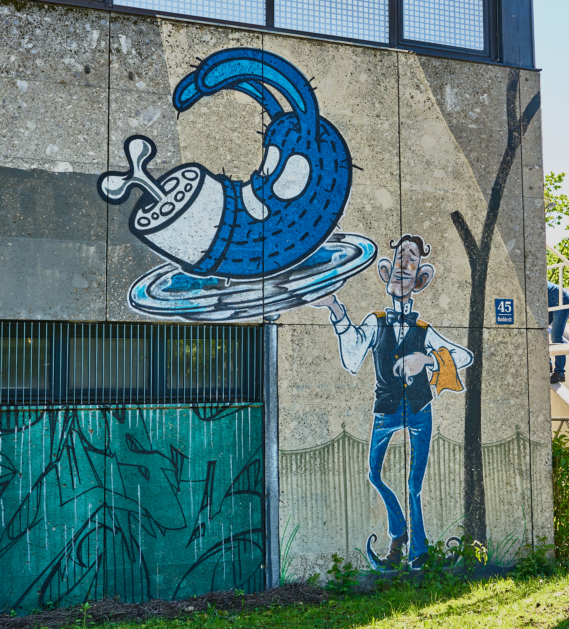 #Neuperlach, #Quiddezentrum, #Kultur, #Kunst, #Kunsttreff, #Streetart, #Grafitties, #Abriss, #Neubau, #CAZ123