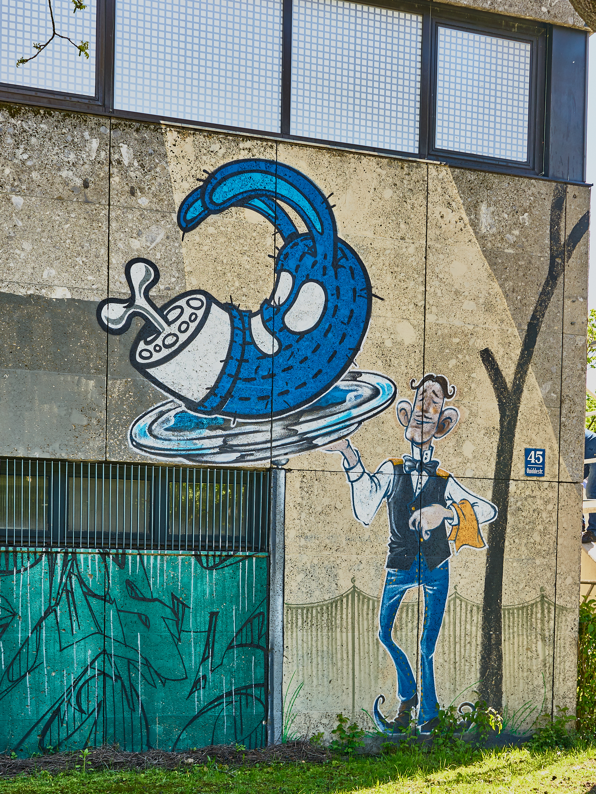 #Neuperlach, #Quiddezentrum, #Kultur, #Kunst, #Kunsttreff, #Streetart, #Grafitties, #Abriss, #Neubau, #CAZ123