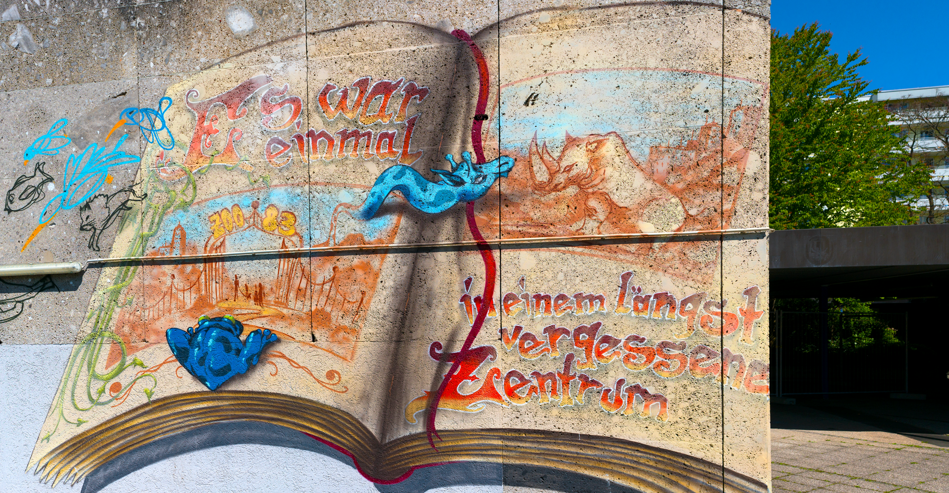 #Neuperlach, #Quiddezentrum, #Kultur, #Kunst, #Kunsttreff, #Streetart, #Grafitties, #Abriss, #Neubau, #CAZ123