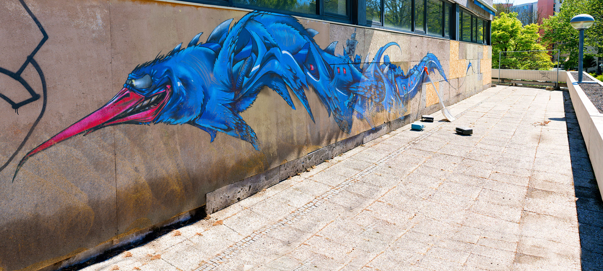 #Neuperlach, #Quiddezentrum, #Kultur, #Kunst, #Kunsttreff, #Streetart, #Grafitties, #Abriss, #Neubau, #CAZ123