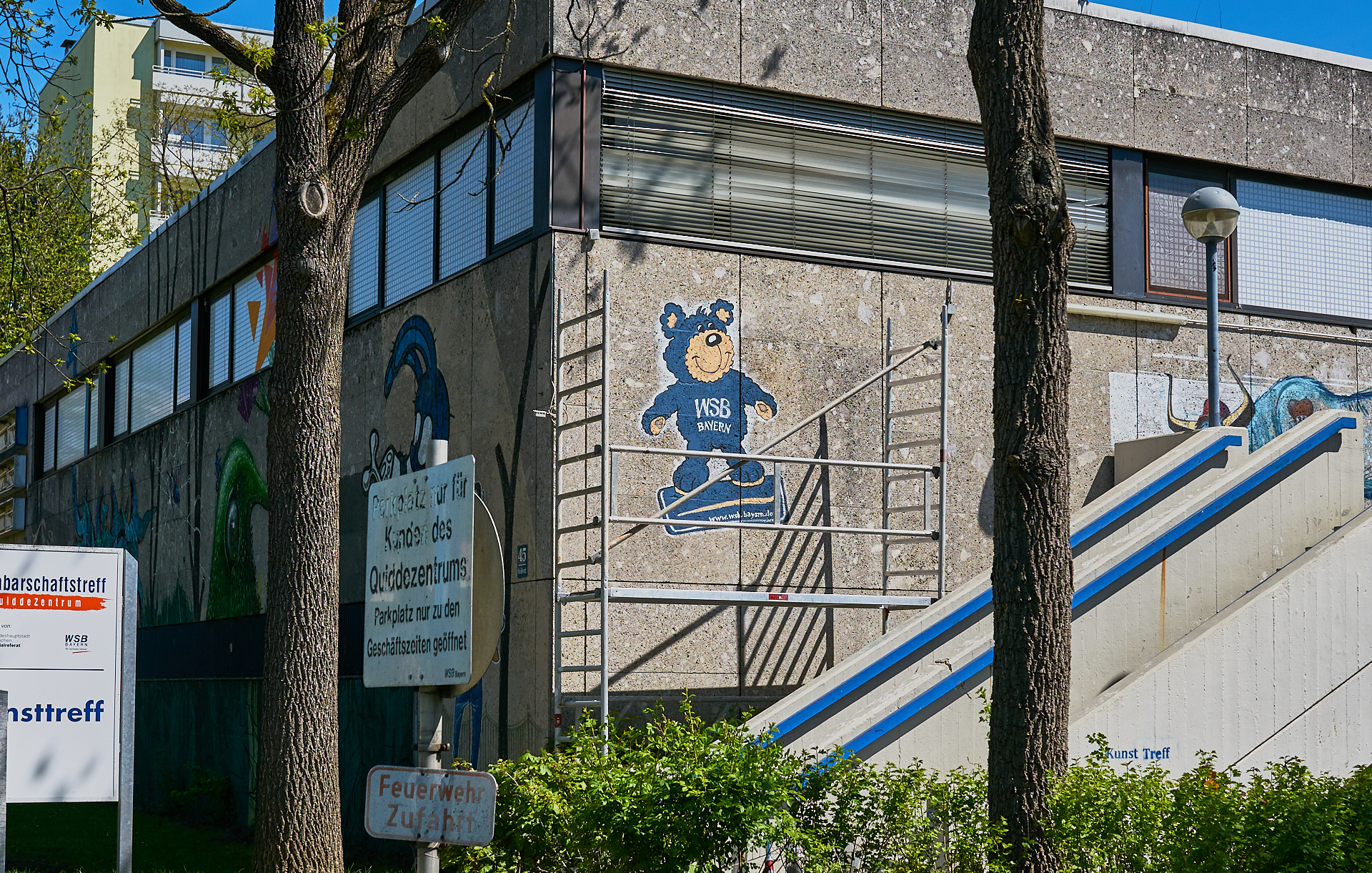 #Neuperlach, #Quiddezentrum, #Kultur, #Kunst, #Kunsttreff, #Streetart, #Grafitties, #Abriss, #Neubau, #CAZ123