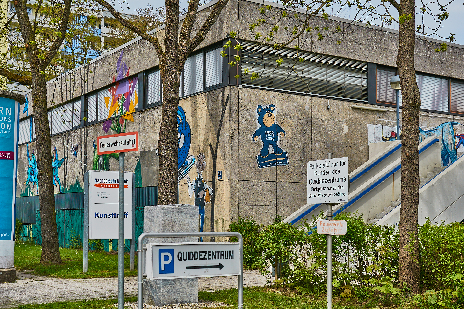 #Neuperlach, #Quiddezentrum, #Kultur, #Kunst, #Kunsttreff, #Streetart, #Grafitties, #Abriss, #Neubau, #CAZ123