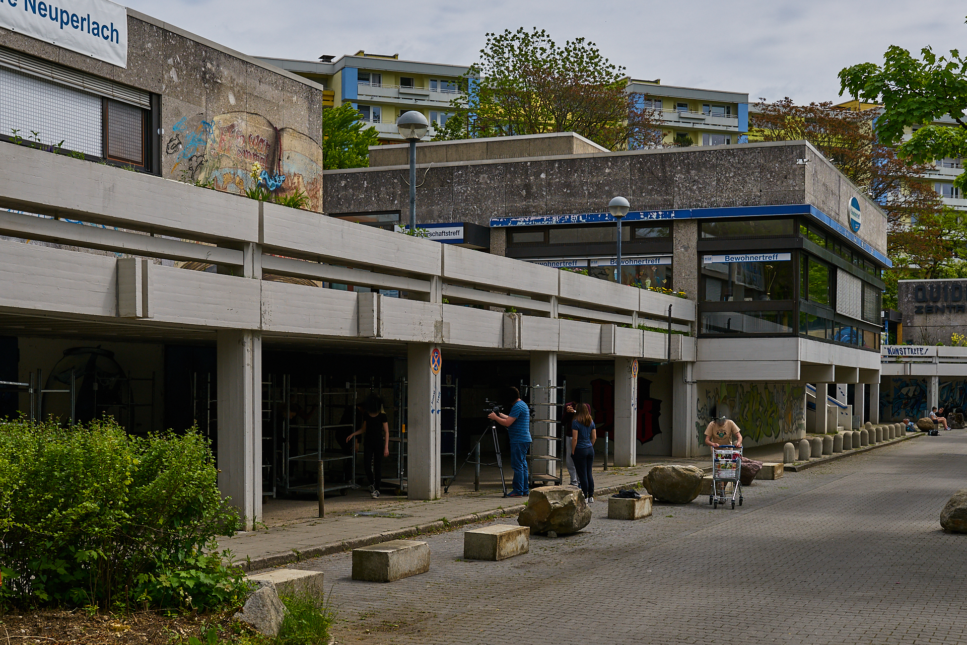 #Neuperlach, #Quiddezentrum, #Kultur, #Kunst, #Kunsttreff, #Streetart, #Grafitties, #Nachbarschaftstreff