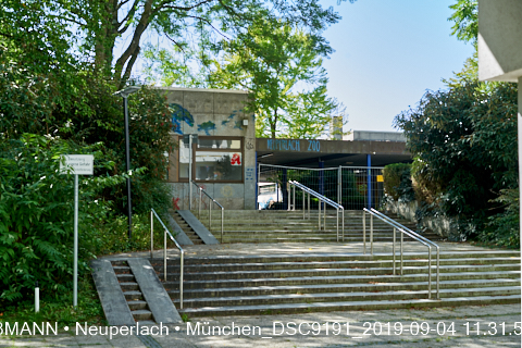 04.09.2019 - Neuperlach - das Quiddezentrum vor dem Abriss