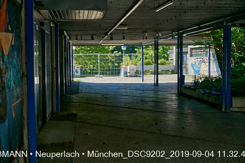 04.09.2019 - Neuperlach - das Quiddezentrum vor dem Abriss