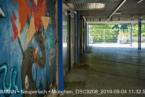 04.09.2019 - Neuperlach - das Quiddezentrum vor dem Abriss