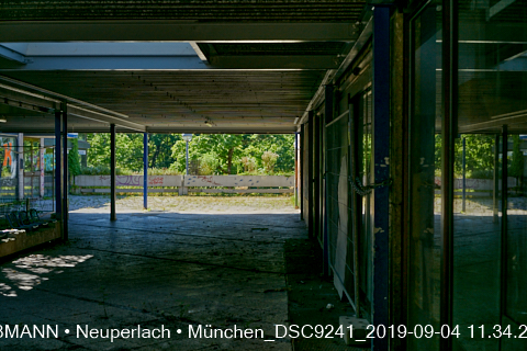 04.09.2019 - Neuperlach - das Quiddezentrum vor dem Abriss