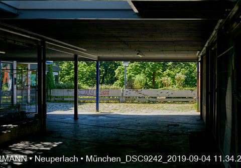 04.09.2019 - Neuperlach - das Quiddezentrum vor dem Abriss