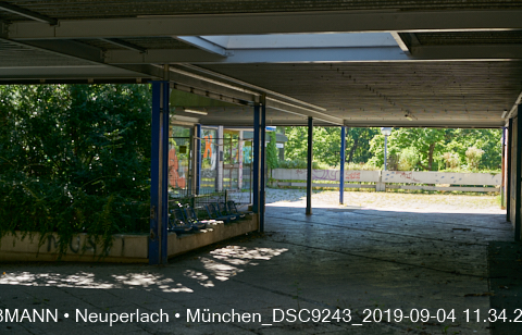 04.09.2019 - Neuperlach - das Quiddezentrum vor dem Abriss