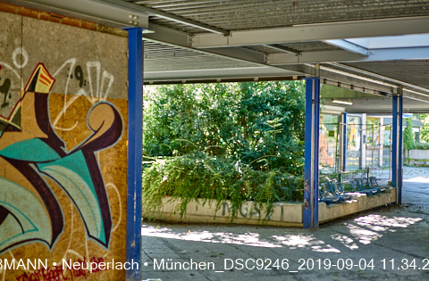 04.09.2019 - Neuperlach - das Quiddezentrum vor dem Abriss