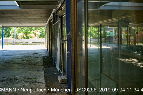 04.09.2019 - Neuperlach - das Quiddezentrum vor dem Abriss