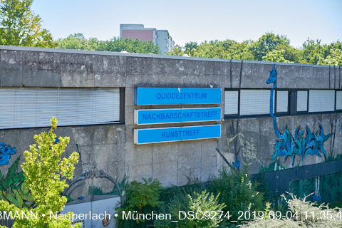 04.09.2019 - Neuperlach - das Quiddezentrum vor dem Abriss