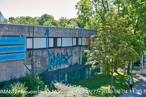 04.09.2019 - Neuperlach - das Quiddezentrum vor dem Abriss