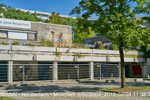 04.09.2019 - Neuperlach - das Quiddezentrum vor dem Abriss