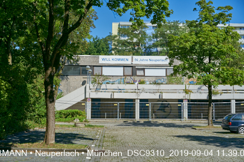 04.09.2019 - Neuperlach - das Quiddezentrum vor dem Abriss