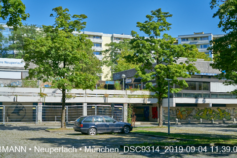 04.09.2019 - Neuperlach - das Quiddezentrum vor dem Abriss