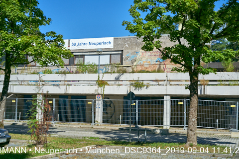04.09.2019 - Neuperlach - das Quiddezentrum vor dem Abriss