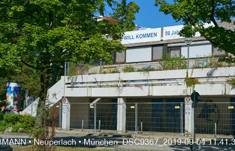 04.09.2019 - Neuperlach - das Quiddezentrum vor dem Abriss