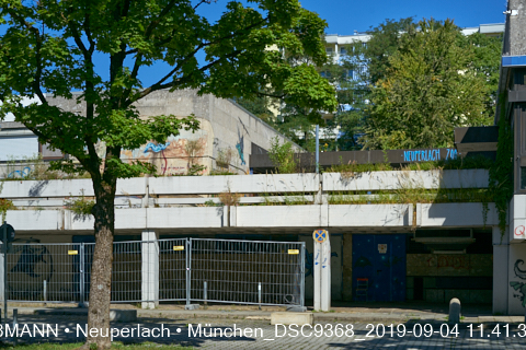 04.09.2019 - Neuperlach - das Quiddezentrum vor dem Abriss