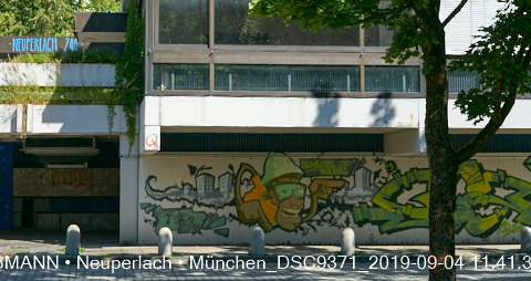 04.09.2019 - Neuperlach - das Quiddezentrum vor dem Abriss