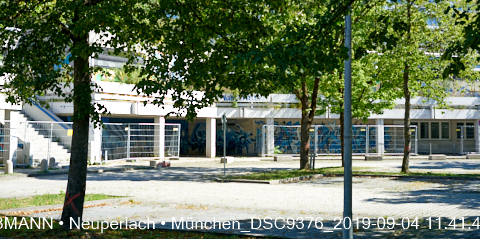 04.09.2019 - Neuperlach - das Quiddezentrum vor dem Abriss