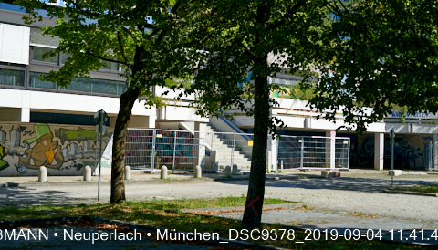 04.09.2019 - Neuperlach - das Quiddezentrum vor dem Abriss
