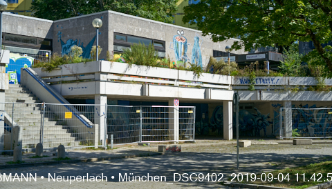 04.09.2019 - Neuperlach - das Quiddezentrum vor dem Abriss