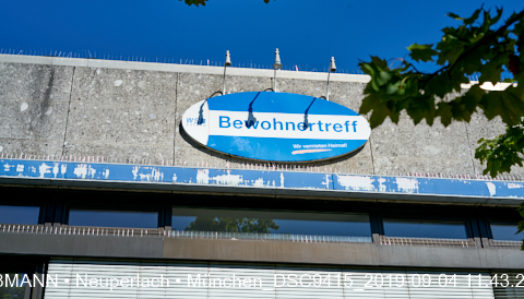 04.09.2019 - Neuperlach - das Quiddezentrum vor dem Abriss