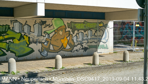 04.09.2019 - Neuperlach - das Quiddezentrum vor dem Abriss