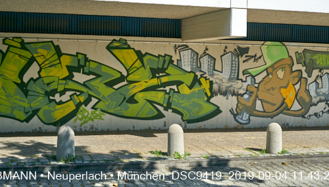 04.09.2019 - Neuperlach - das Quiddezentrum vor dem Abriss