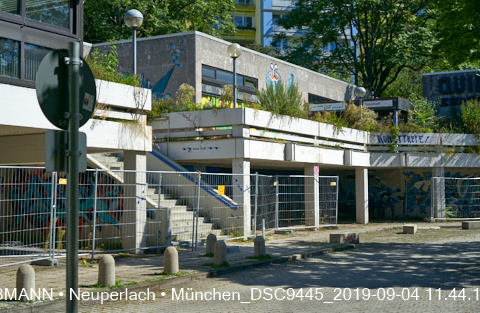 04.09.2019 - Neuperlach - das Quiddezentrum vor dem Abriss