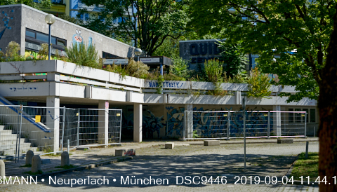 04.09.2019 - Neuperlach - das Quiddezentrum vor dem Abriss