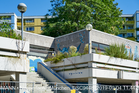 04.09.2019 - Neuperlach - das Quiddezentrum vor dem Abriss