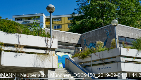 04.09.2019 - Neuperlach - das Quiddezentrum vor dem Abriss