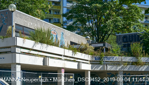04.09.2019 - Neuperlach - das Quiddezentrum vor dem Abriss
