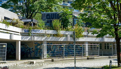 04.09.2019 - Neuperlach - das Quiddezentrum vor dem Abriss