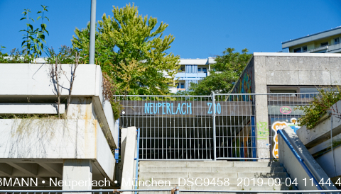 04.09.2019 - Neuperlach - das Quiddezentrum vor dem Abriss