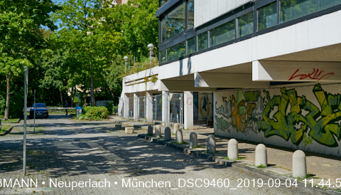 04.09.2019 - Neuperlach - das Quiddezentrum vor dem Abriss