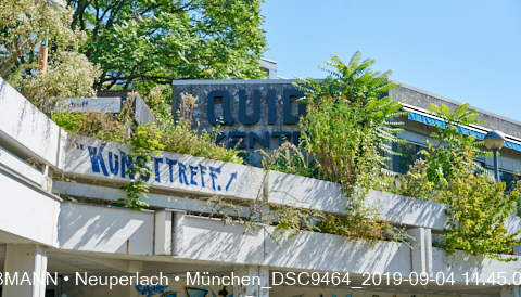 04.09.2019 - Neuperlach - das Quiddezentrum vor dem Abriss