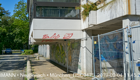 04.09.2019 - Neuperlach - das Quiddezentrum vor dem Abriss