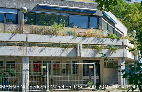 04.09.2019 - Neuperlach - das Quiddezentrum vor dem Abriss