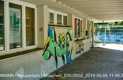 04.09.2019 - Neuperlach - das Quiddezentrum vor dem Abriss