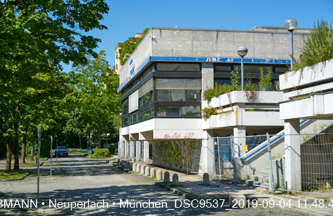 04.09.2019 - Neuperlach - das Quiddezentrum vor dem Abriss