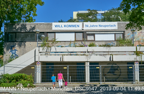 04.09.2019 - Neuperlach - das Quiddezentrum vor dem Abriss