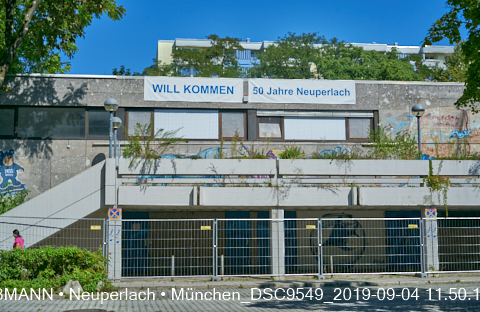 04.09.2019 - Neuperlach - das Quiddezentrum vor dem Abriss