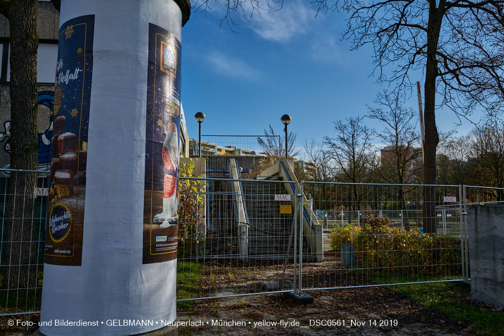 14.11.2019 - Das Quiddezentrum kurz vor dem Abriss in Neuperlach